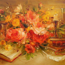 розы и книги Анна Хомчик