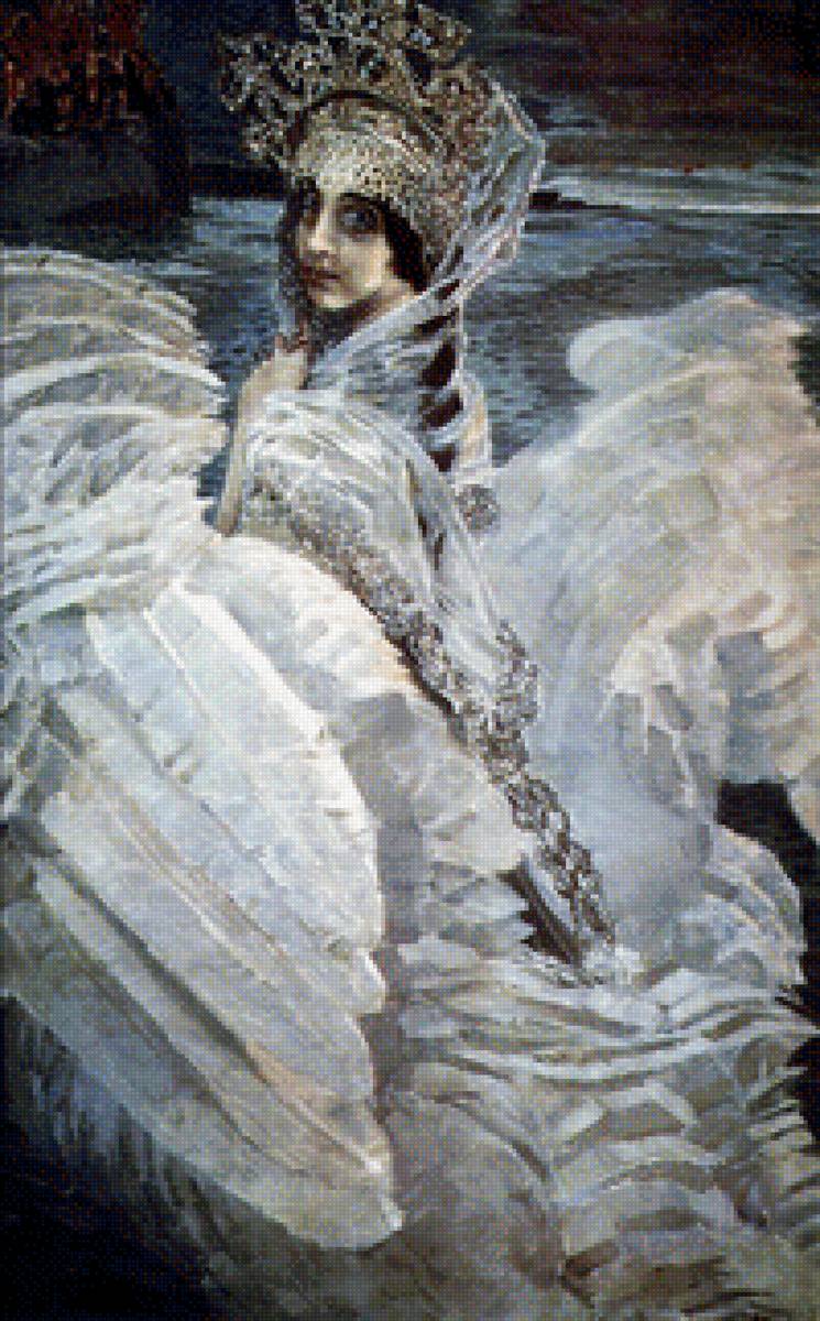 Царевна-лебедь - шедевры мировой живописи, врубель - предпросмотр