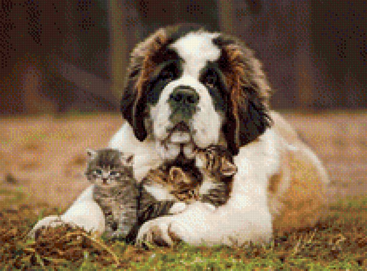 Нежность - котята, собаки - предпросмотр