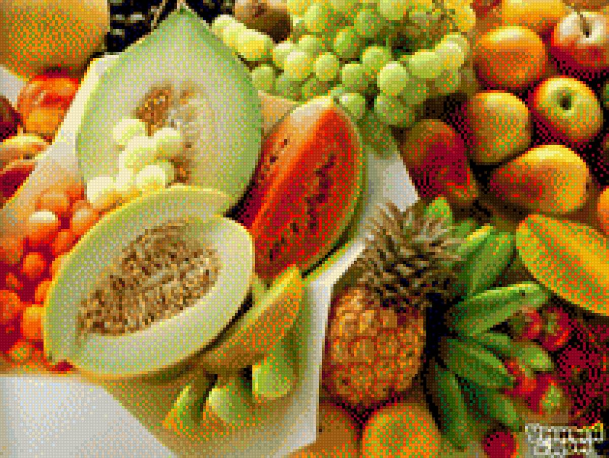 фрукты и овощи - натюрморд - предпросмотр