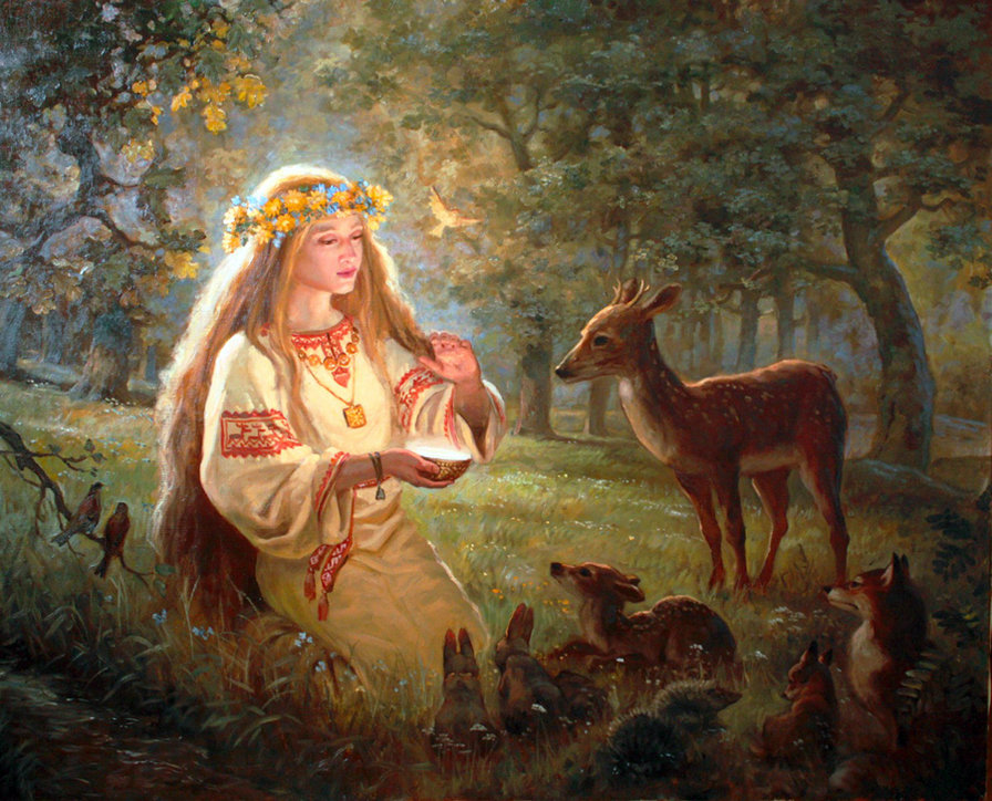 Берегиня - девушки, славянки - оригинал