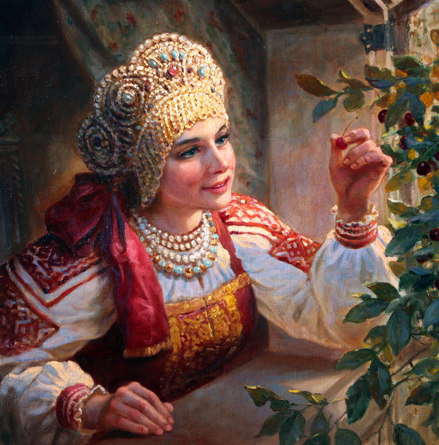 Княжна - девушки, славянки - оригинал