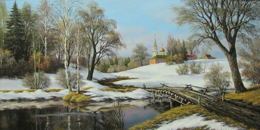 №1401511 - природа, живопись, картина - оригинал