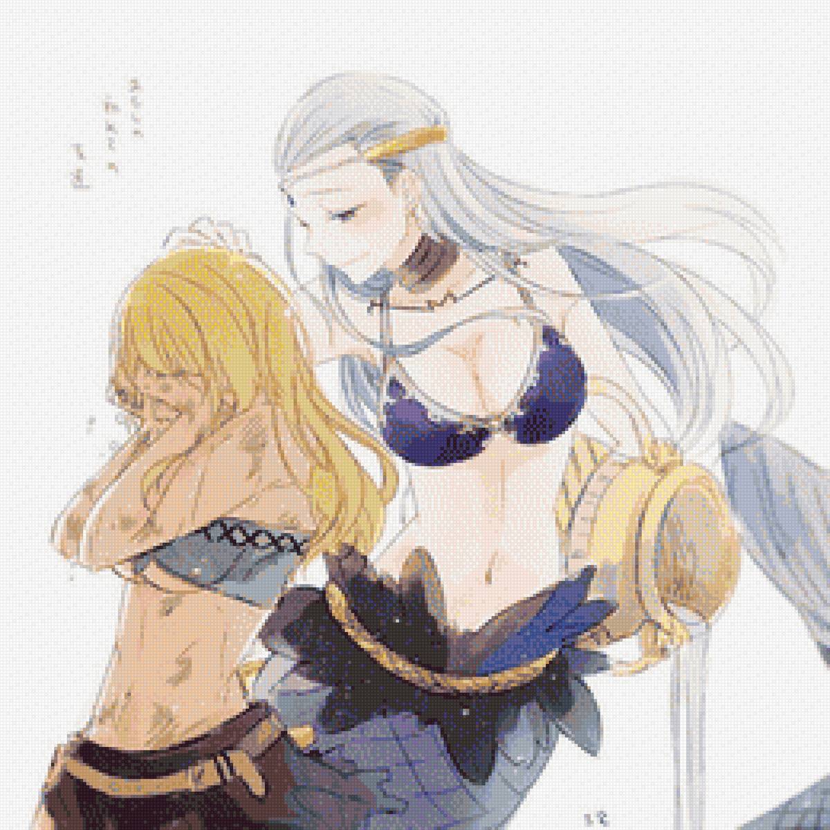 Люси и Водолей - хвост феи, водолей, люси - предпросмотр