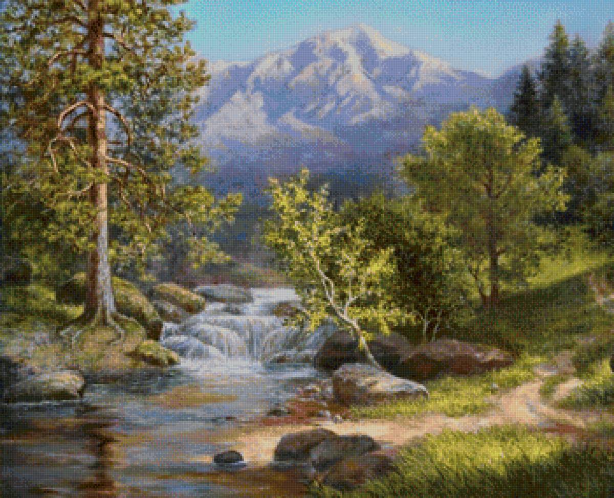 Природа, живопись - природа, картина, живопись - предпросмотр