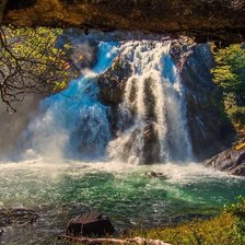 Схема вышивки «водопад»