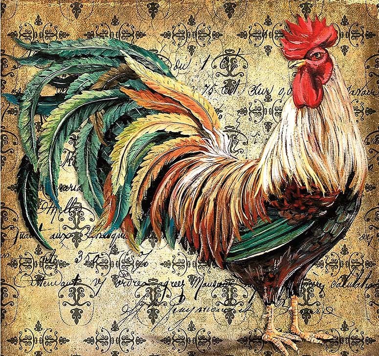 петух - птицы - оригинал