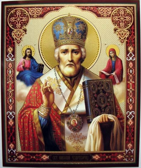 Святой Николай - николай, икона, святой, чудотворец - оригинал