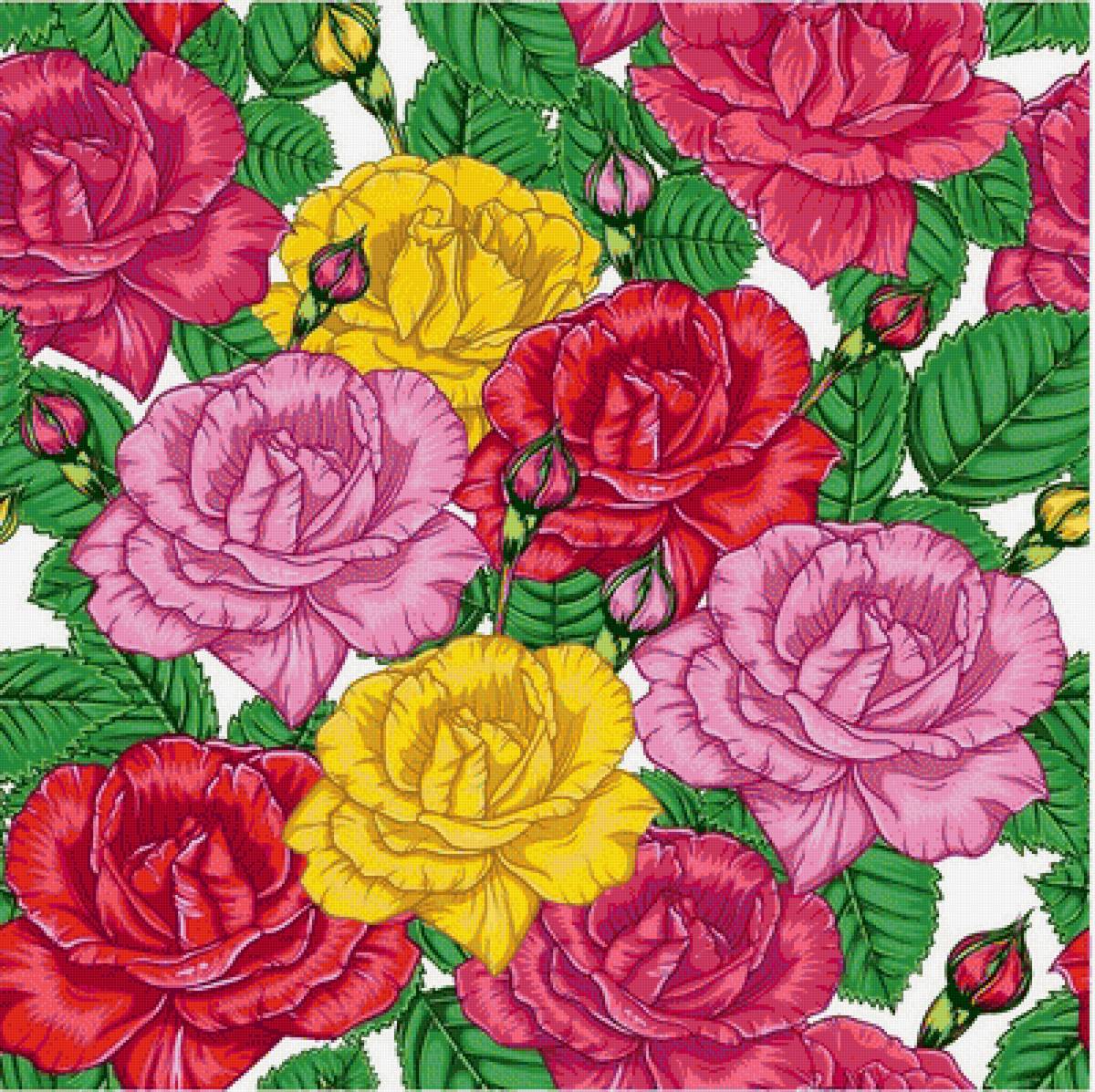 №1404159 - подушка, цветы, розы - предпросмотр