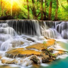Схема вышивки «Райский водопад»