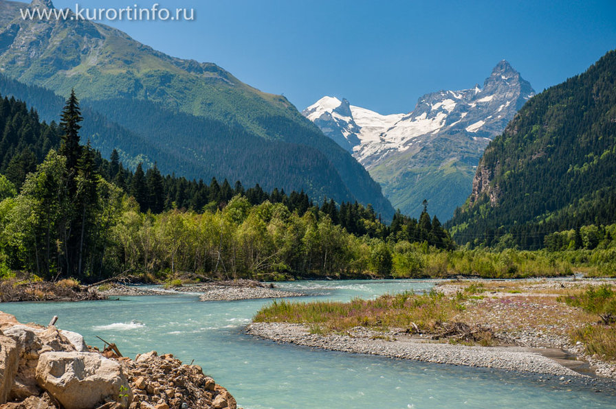 Домбай - пейзаж - оригинал