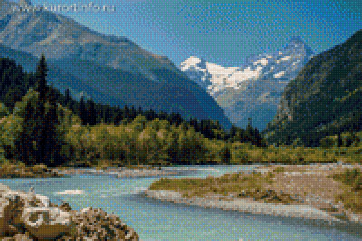 Домбай - пейзаж - предпросмотр