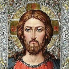Оригинал схемы вышивки «иисус» (№1404885)