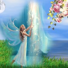 Схема вышивки «фея»