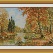 Схема вышивки «осень»