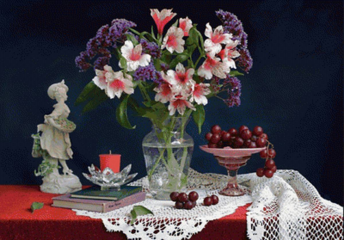 Натюрморт - натюрморт, цветы - предпросмотр