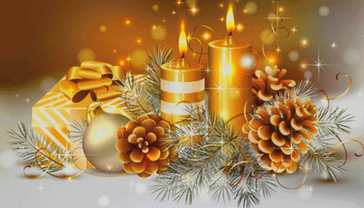 Натюрморт - натюрморт, свечи - предпросмотр