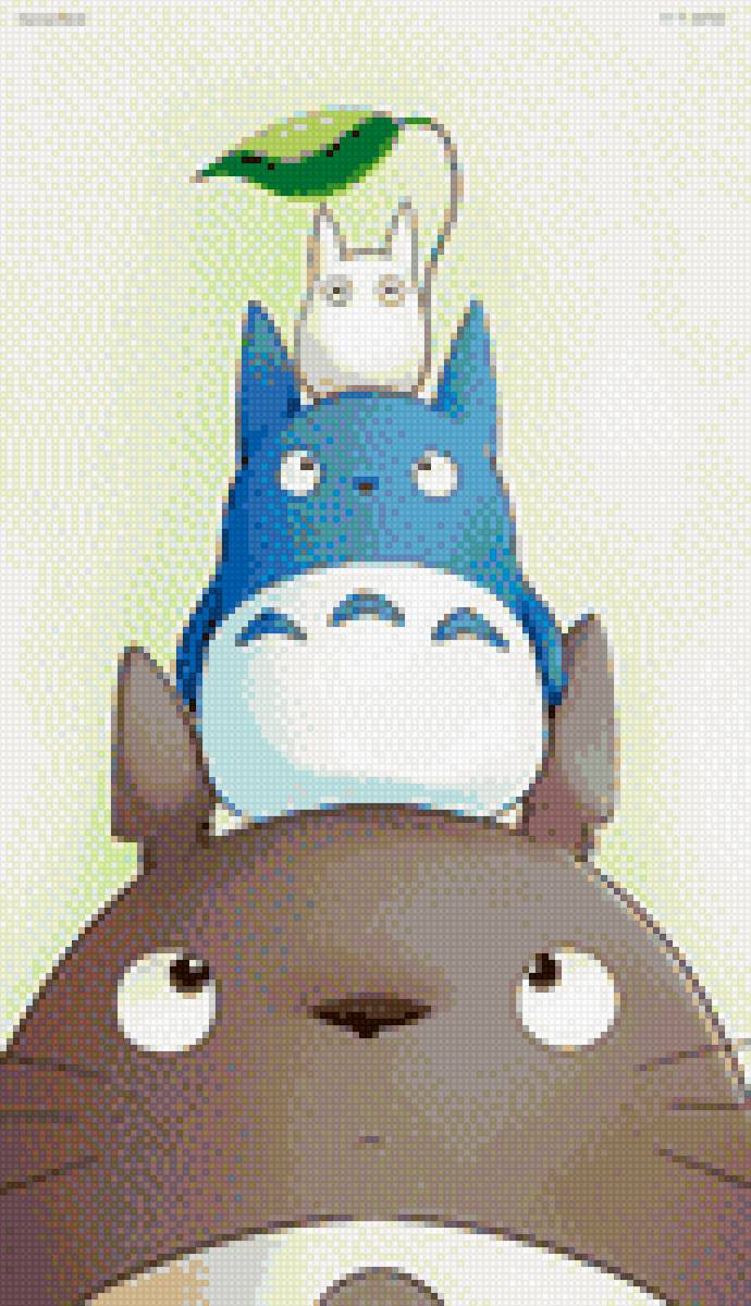 Тоторо - мультяшные герои - предпросмотр