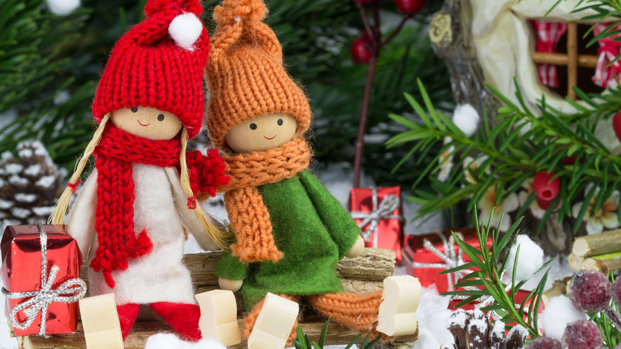 Кукляшки - новогоднее настроение - оригинал