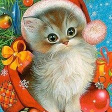 Схема вышивки «Новогодний подарок»