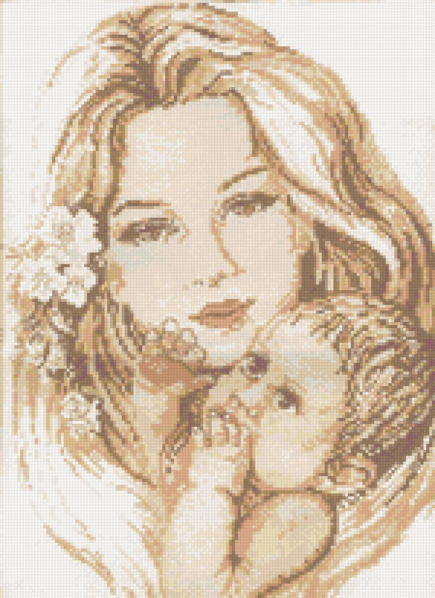 Мать и дитя - мать, ребенок - предпросмотр