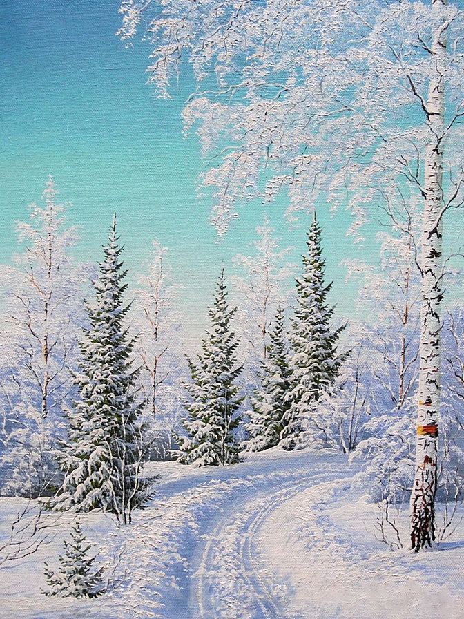 №1408192 - пейзаж, зима - оригинал