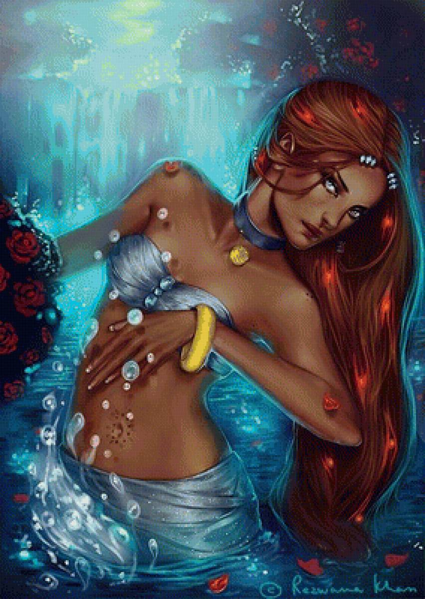 Девушка - фэнтази, иллюстрации, сказки - предпросмотр