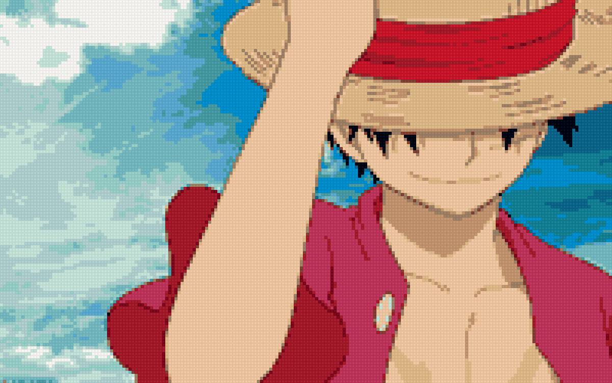 Луффи - ван пис, аниме - предпросмотр