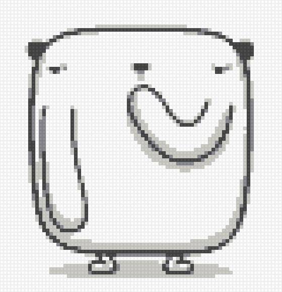 Подушка - ковровая техника, ворс, подушка - предпросмотр