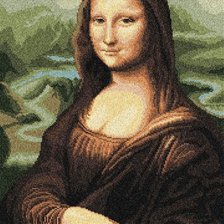 Оригинал схемы вышивки «"Мона Лиза" ("Джоконда")» (№1412198)