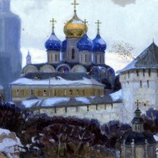 Схема вышивки «О.Павлова. Сергиев Посад»