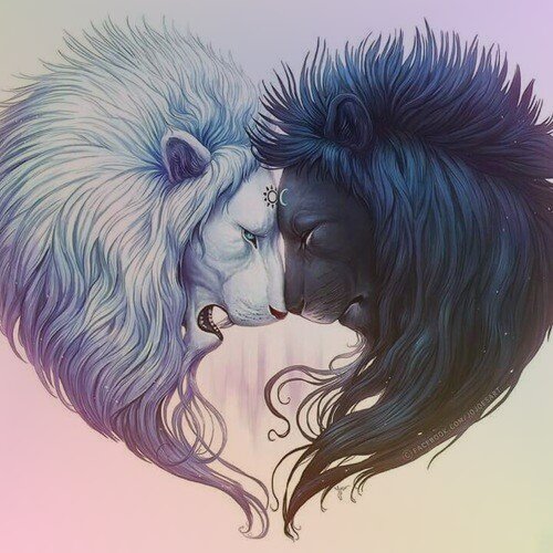 Львы инь-ян - оригинал