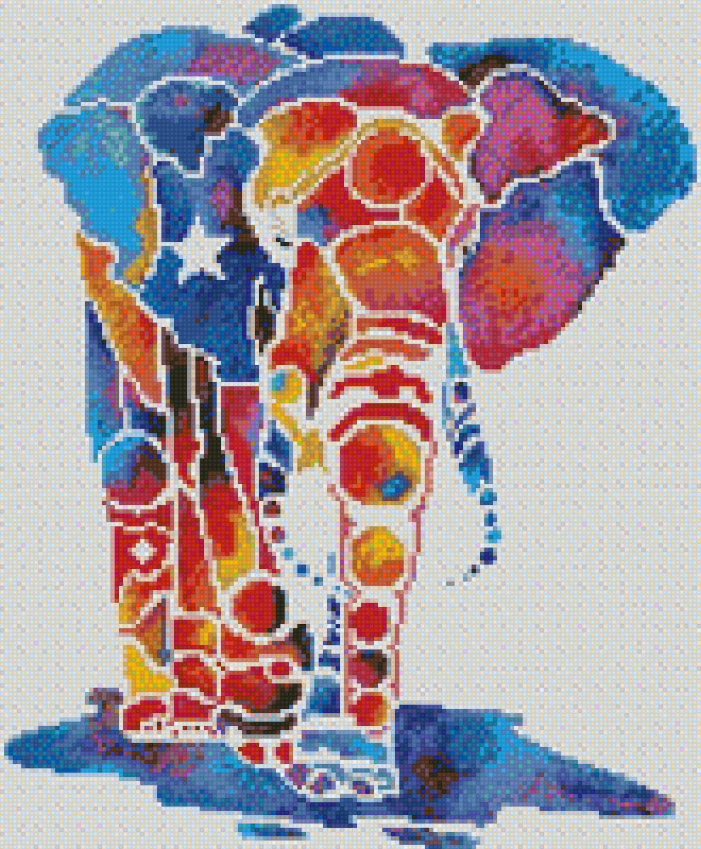 tęczowy słoń - предпросмотр