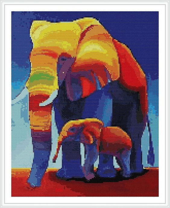 tęczowe słonie - оригинал