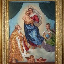 Схема вышивки «икона»