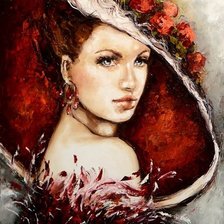 Схема вышивки «Серия Прекрасная женщина»