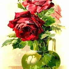 Оригинал схемы вышивки «Розы» (№1418099)