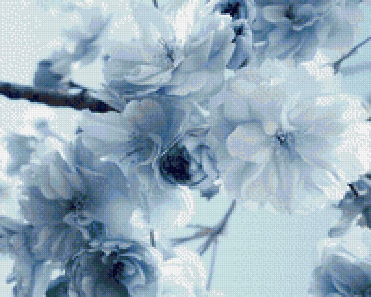 Нежные цветы - цветы, голубые, нежные - предпросмотр