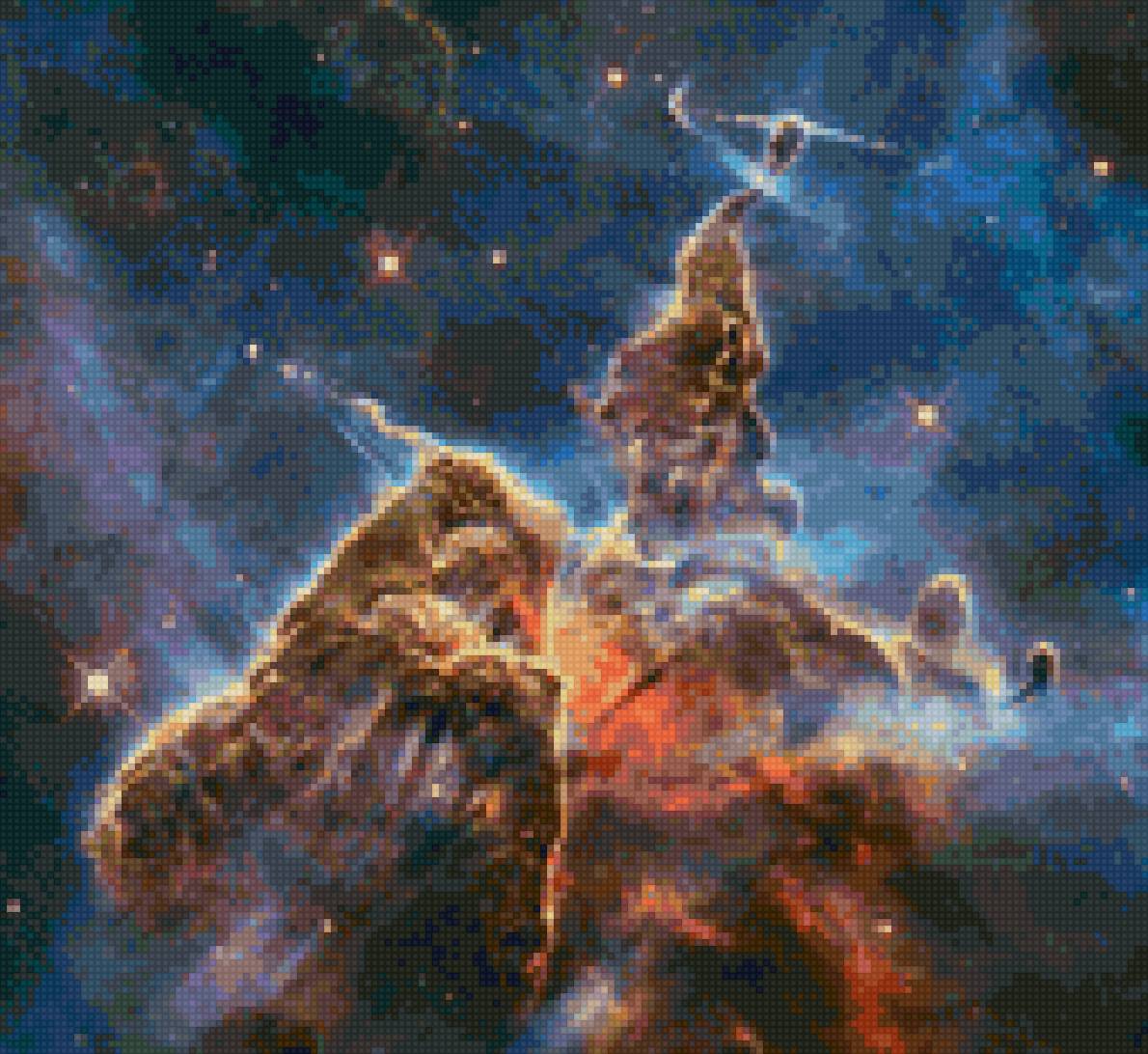 Carina Nebula - звезды, туманность, космос - предпросмотр