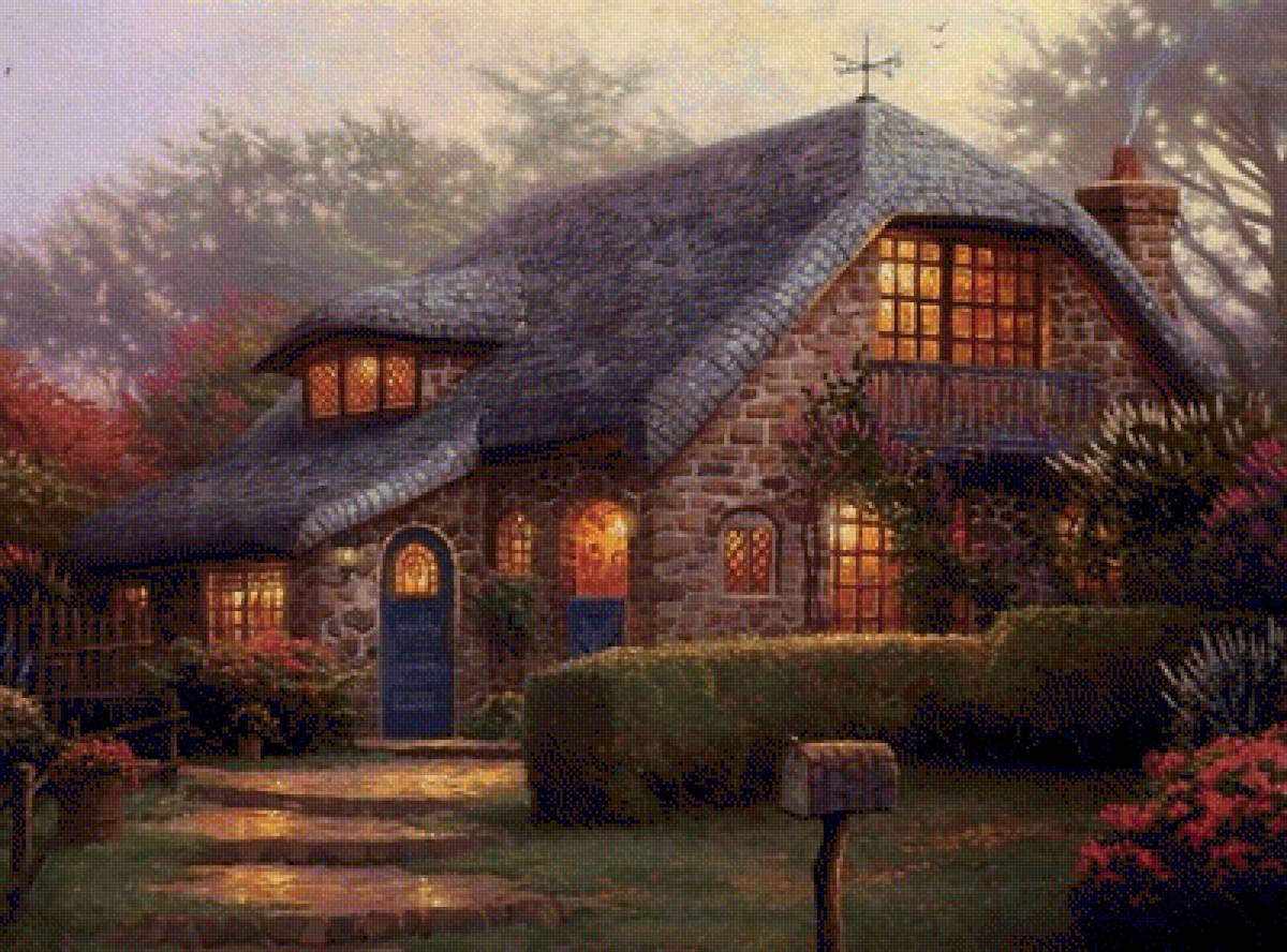 Сказочный дом - пейзаж, дом - предпросмотр