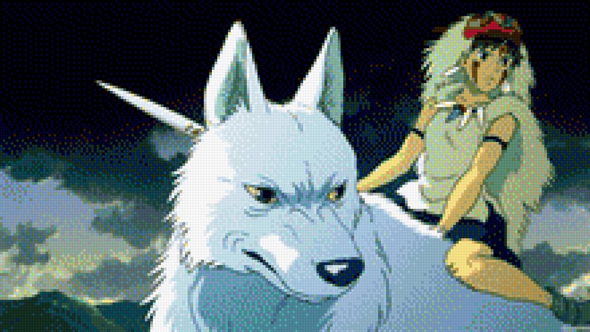 Мононоке - мононоке, принцесса мононоке, аниме, хаяо миядзаки - предпросмотр