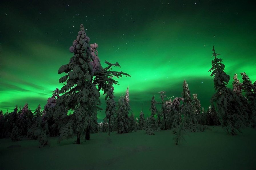 северное сияние - оригинал