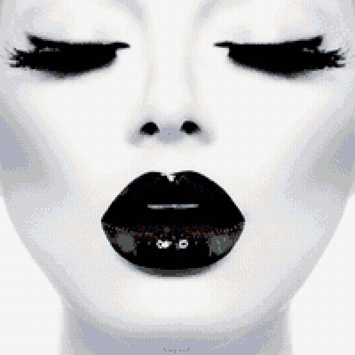 девушка - девушка, черно-белое - предпросмотр