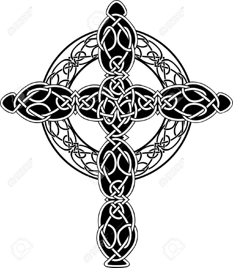 Кельтский Крест - кельтские узоры - оригинал