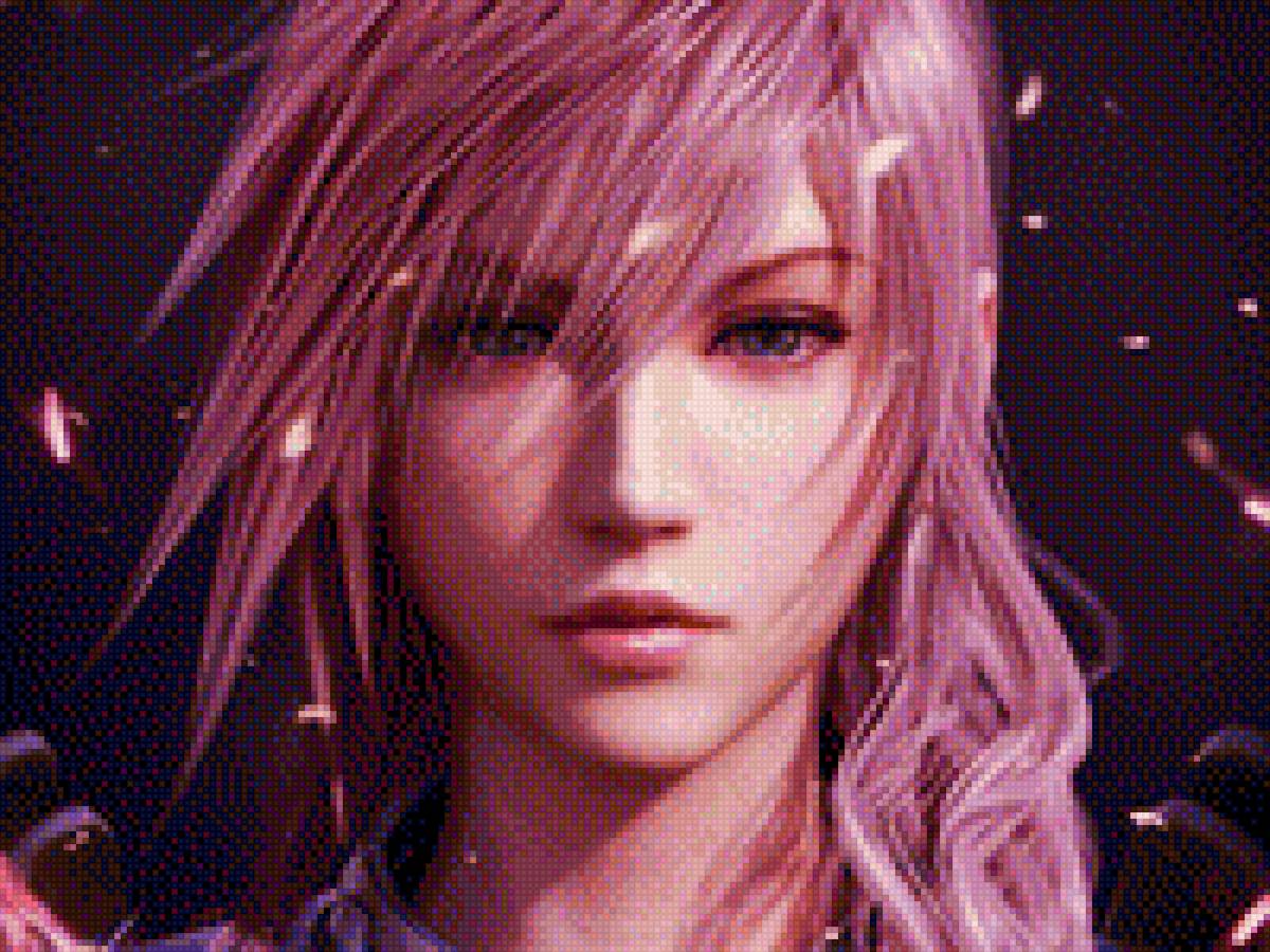 девушка-сакура - игра, фэнтази, девушка, final fantasi - предпросмотр