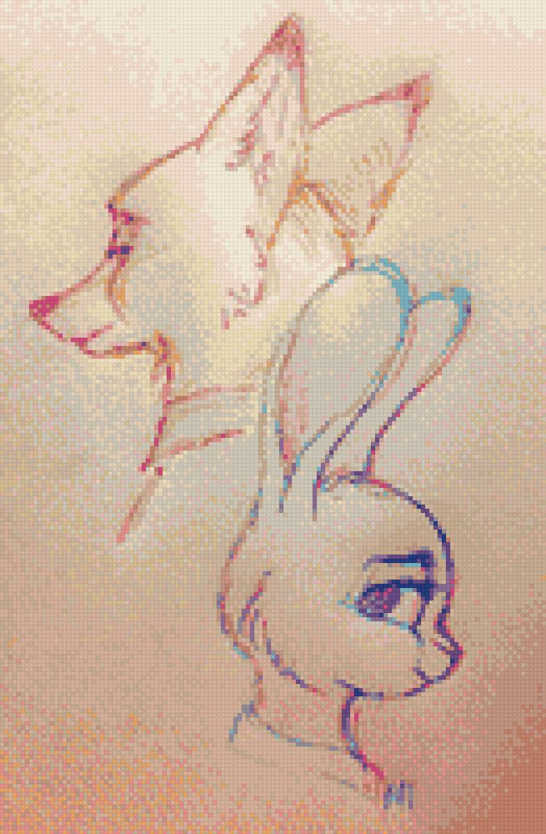 ник и джуди - ник, джуди, зверополис - предпросмотр