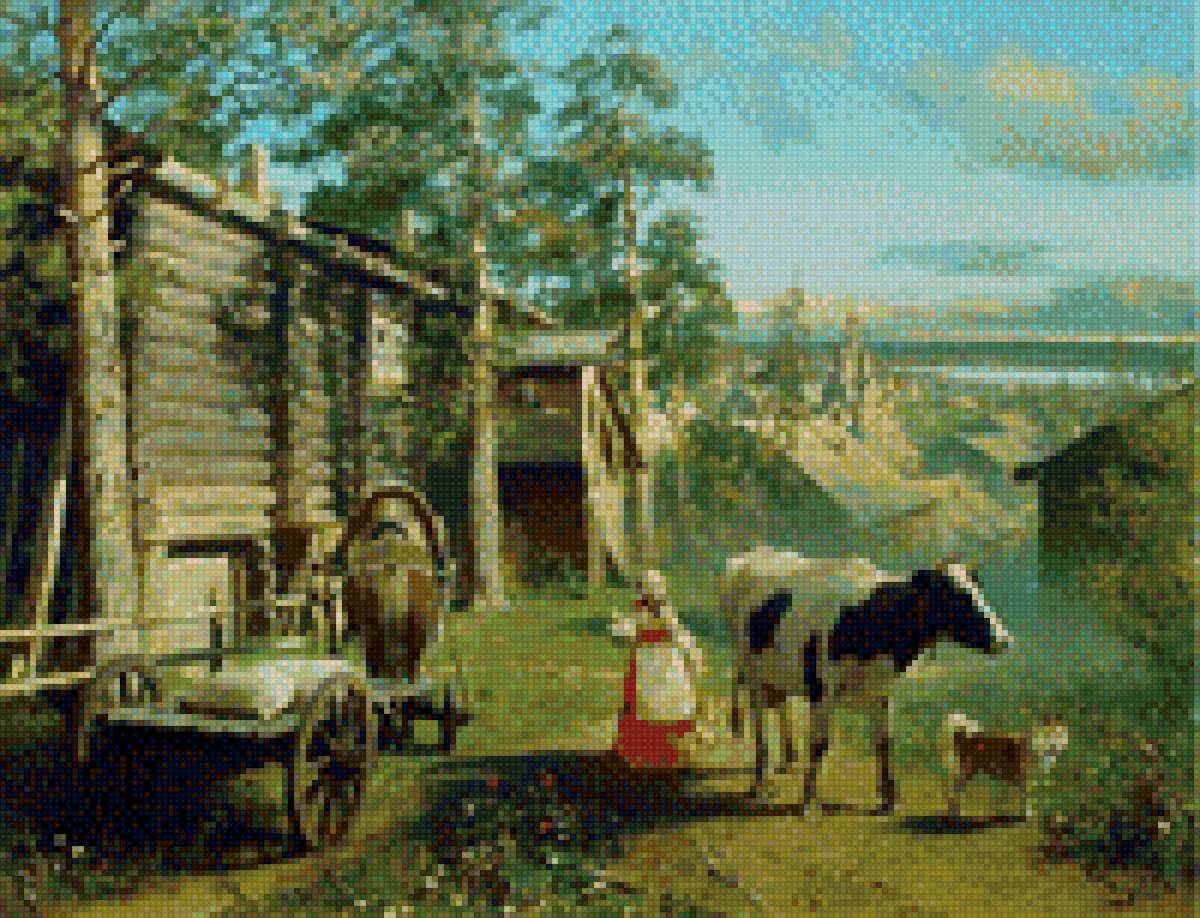 сельский пейзаж - пейзаж - предпросмотр