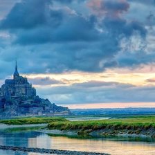 Замок Мон-Сен-Мишель (Франция)