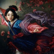 Схема вышивки «Мулан»