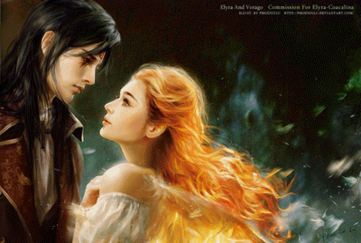 любовь вдвоем - вечер, женщина, любовь, нежность, мужчина - предпросмотр